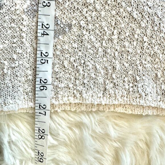 Knox Rose Leopard Print Boucle Textured Pullover Sweater Large - Picture 8 of 12